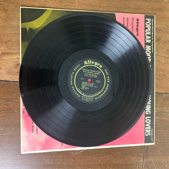 The Royale Dance Orchestra Popular Mood Music For Young Lovers Allegro Records - Picture 2 of 4